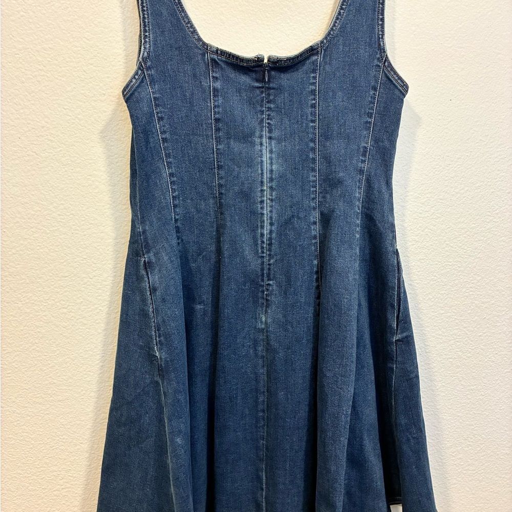 Express Indigo Denim Mini Dress - Picture 5 of 5